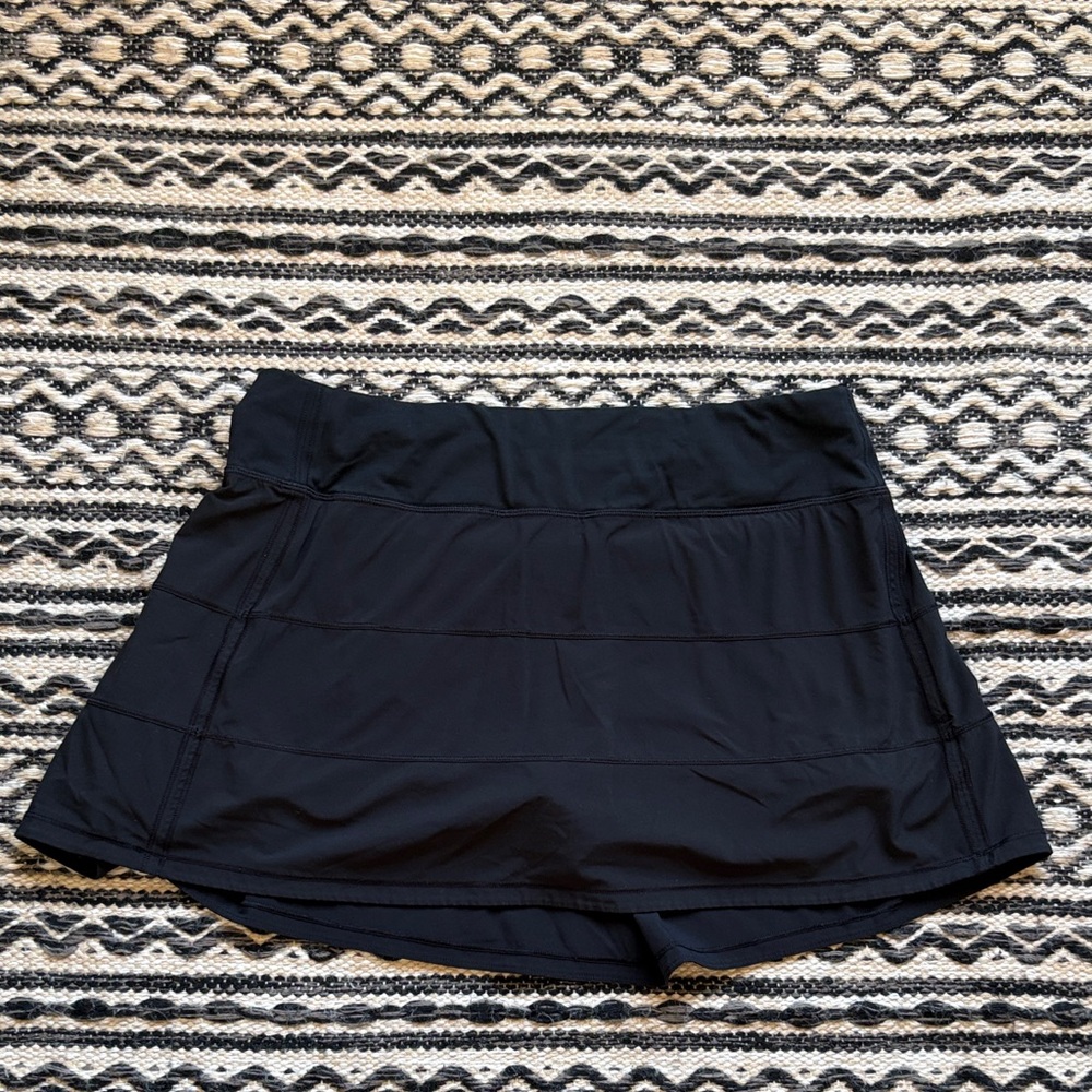 lululemon athletica Black Mini Skirt